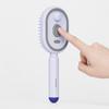 1/2Pcs Electric Spray Air Cushion Brush, USB Rechargeable Misting Massage Brush, Anti-Frizz Self-Cleaning Steam Comb for Dry Damaged Hair