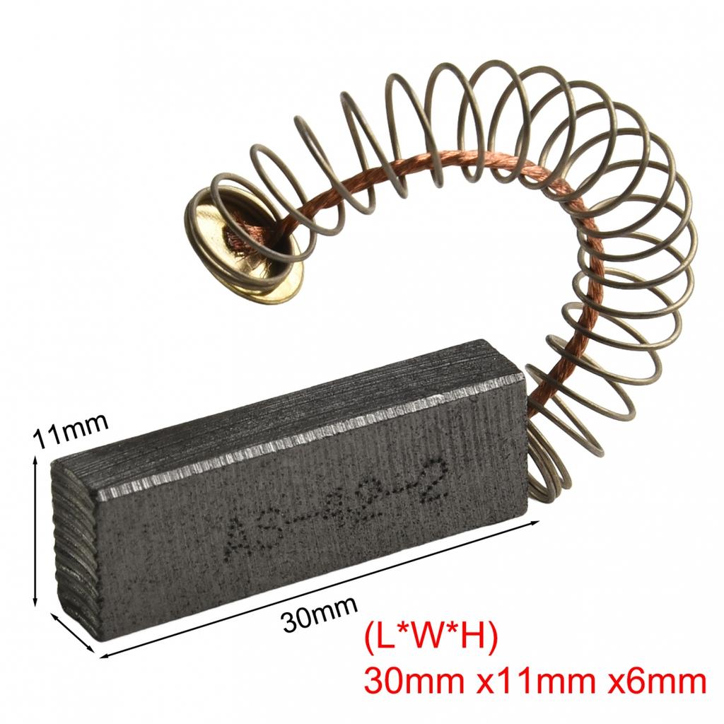 Black Electric Motor Carbon Brushes Electric Braking