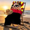 Incredibles Print Beach Towel Design, Soft, Lightweight. for Home Bathroom, Spa, Pool, Yoga, Surfing, Camping, Gift for Family, Friend
