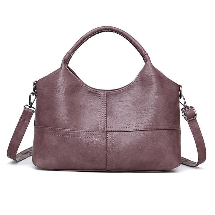 Женская плечевая сумка большой вместимости, сумка-мессенджер фиолетовый