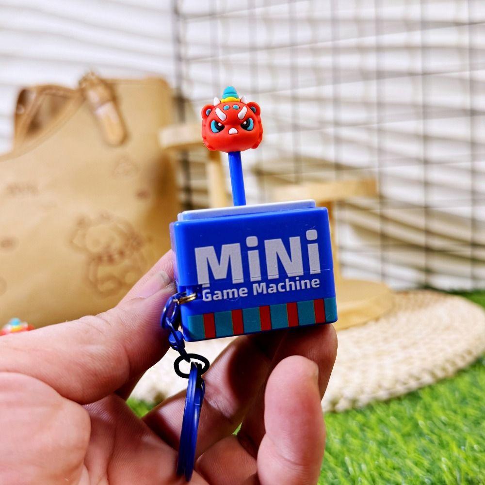 Game Keychain Shift Gears Voice Keychain Electronic Fingertip Button Key Ring Fun Gifts