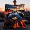 1pc Batman Car Outdoor Flannel Throw Blanket Soft, Lightweight & Warm for Sofa, Office