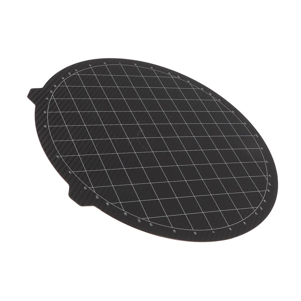 PEI Steel Plate 265x265mm Round Flexible Bending Resistance Hot Bed Steel Plate for FLSUN QQ QQS QQS Pro