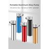 NPY Bicycle Pump Mini Portable Aluminum Alloy Bike Pumps Air Pump Mountain Cycling Tire Inflator Bike Valves Bicycle Pump
