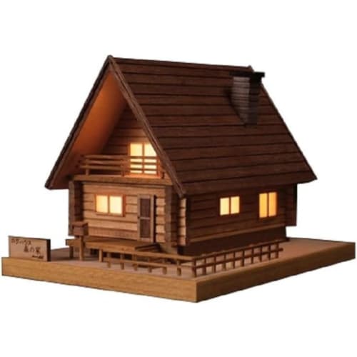 Woody Joe Akari No.2 Log House Forest House Wooden Model Assembly Kit (Building)