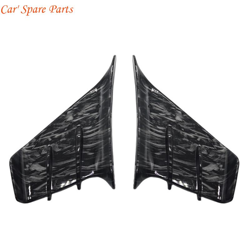 Y4UA Motorcycle Aerodynamic Side Winglets ABS Universal Fit Spoiler Deflector Wing