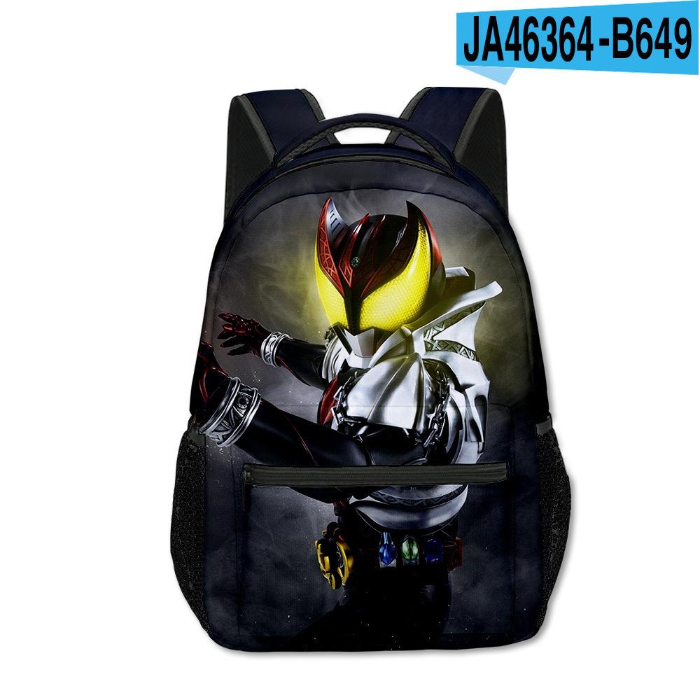 Fashion Novelty Cool Kamen Rider student Bookbag Notebook Backpacks 3D Print Oxford Waterproof Boys/Girls Travel Backpacks