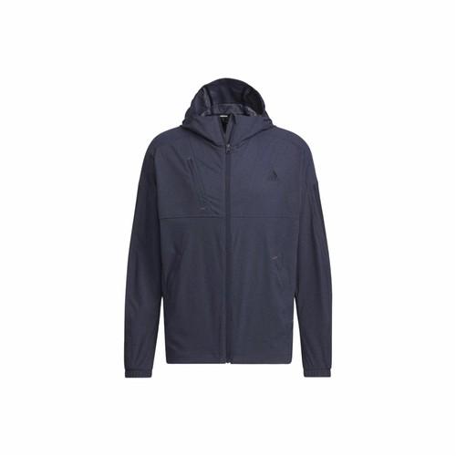 

adidas Solid Color Zipper Hoodie Long Sleeve Jacket for Men, Dark Blue S темно-синий