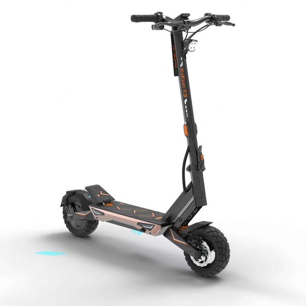 Patinete Eléctrico Kukirin T3 Motor 800W Batería 48V 15.6AH E-Scooter para Adultos Velocidad 45KM/H Autonomía 58KM Carga 120KG Plegable Escooter