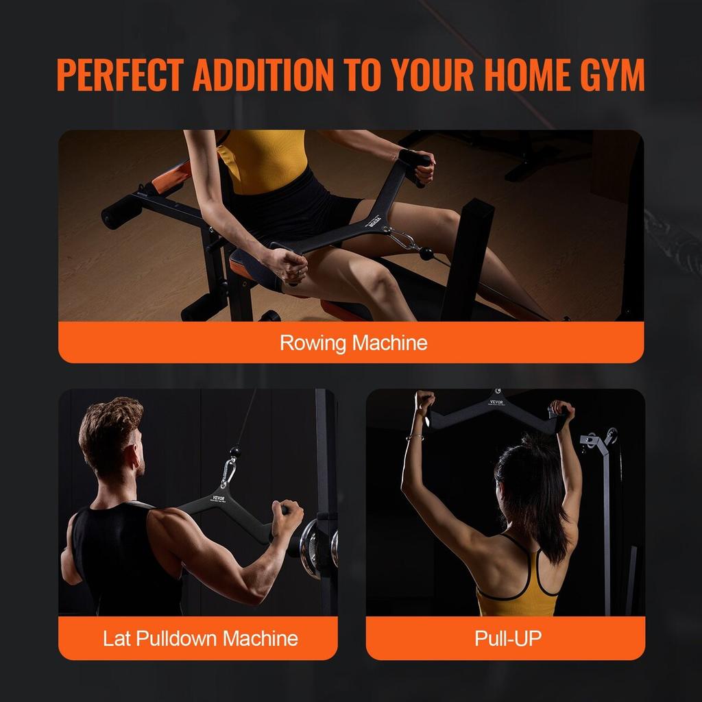 Maniglia per Lat Pulldown V-bar T-bar Attacco per Macchina a Cavi per Palestra Domestica