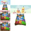 Numberblocks Cartoon Bedding Ensemble With Waffle Weave Fabric For Kids Room