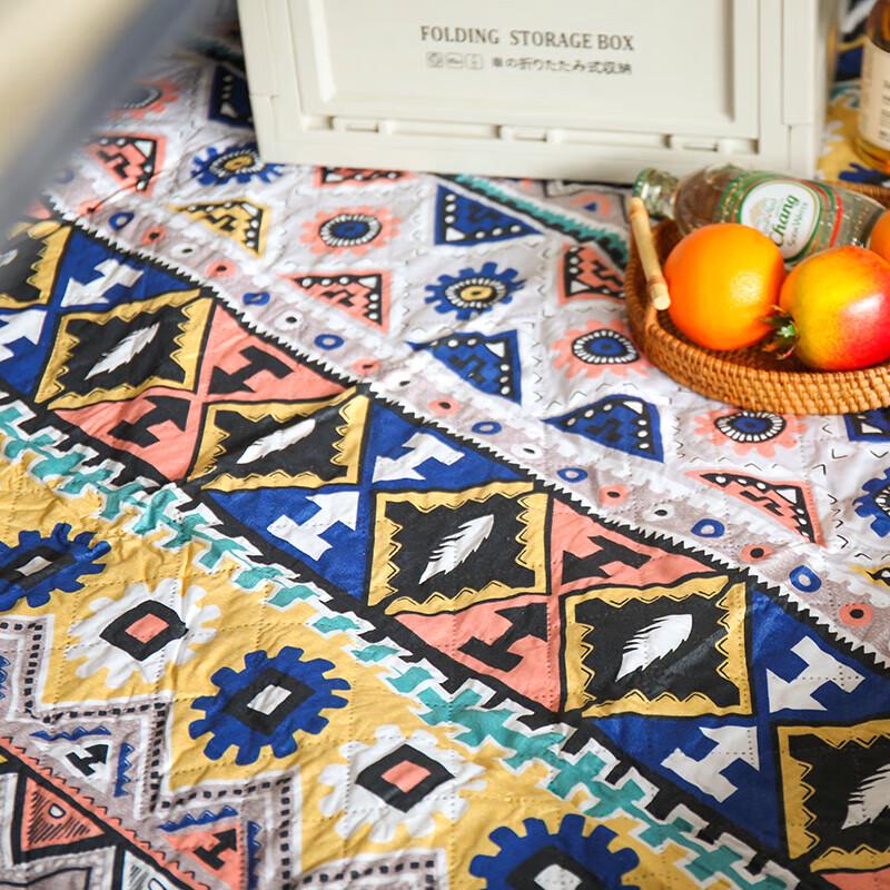 Huilingyang Portable Ethnic Style Picnic Blanket