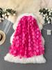 2026 High Waist Floral Mesh A-Line Fairy Skirt for Women
