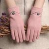 Women's Windproof Touchscreen Rabbit Fur Gloves for Cycling