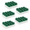 5Pcs Seed Starter Trays 60 Cells Flexible Seedling Tray For Easy Release Reusable Plant Germination Kit Indoor Gardening