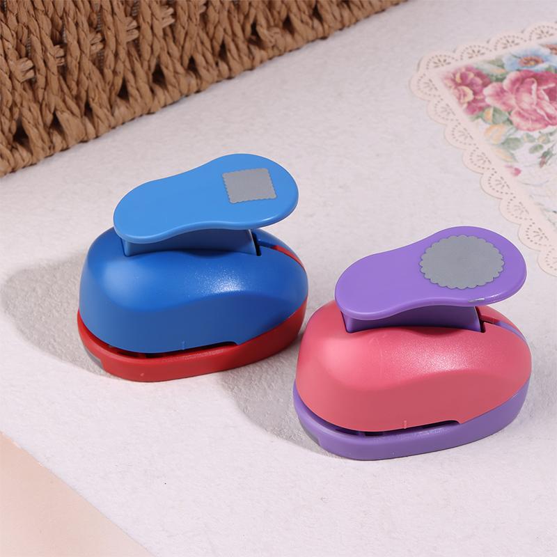 Stamp Border Stamp Shape Craft Punch Embossing Machine Round / Square Hole Punch Toothed Puncher Embosser Diy Tool