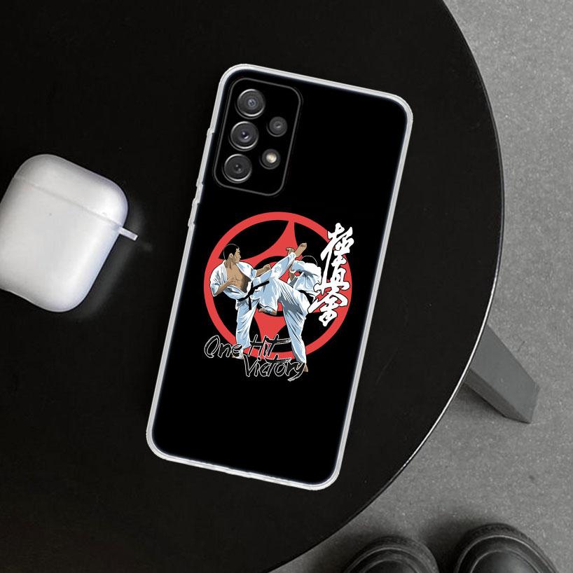 Oyama Kyokushin Karate Phone Case Cover for Samsung Galaxy A12 A22 A32 A52 A72 A02S A51 A50S A31 A20S A10S Note 20 Ultra 10 Plus