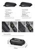 Mountain Bike Hard Shell Waterproof Frame & Handlebar Bag