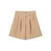 Ice Silk Shorts Women's New Summer Thin Loose High Waist Thin Versatile Suit Five-point Pants
