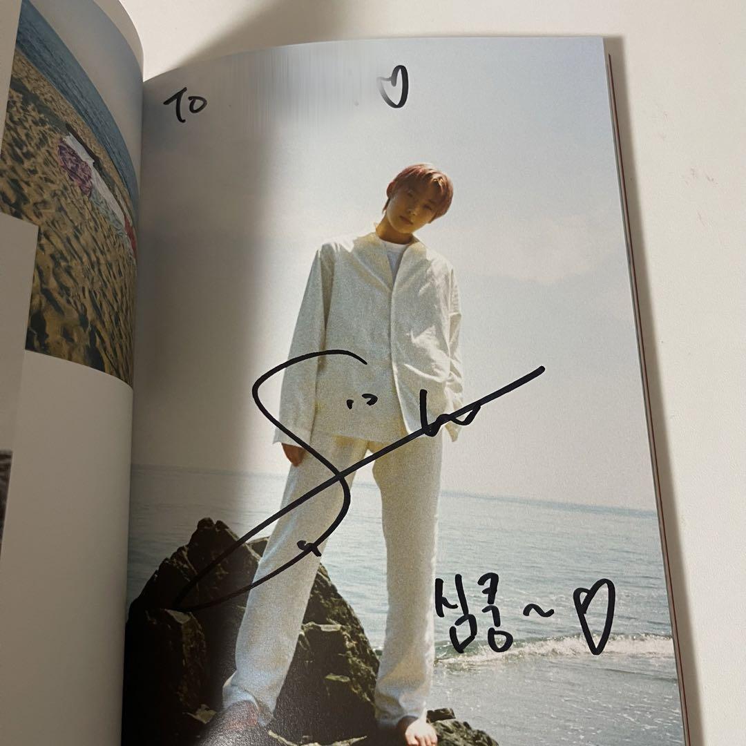 

[USED] Enhypen Sunwoo autographed album with message