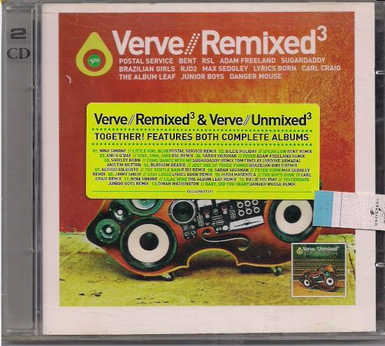 

CD VARIOUS Verve Remixed3 Verve Unmixe 0602498811191 Verve 2005 Europe Dance Electronica Used