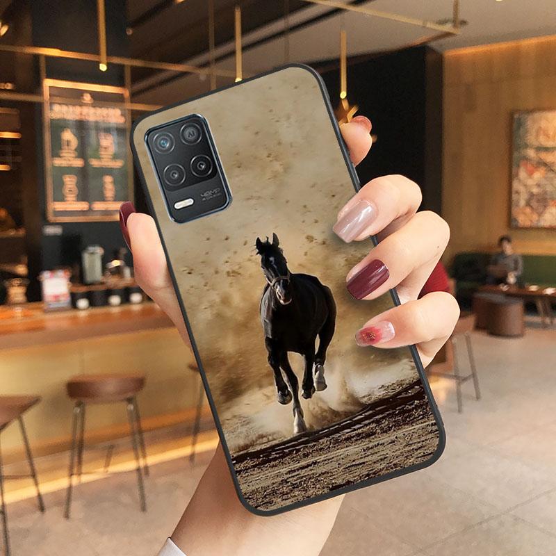 Capa de celular estilo cavalo para OPPO Realme 8 7 6 6i C3 C21 C21Y C11 X3 SuperZoom A94 A74 A91 A53S A54