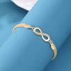 Exaggerated personality digital bracelet bracelet creative simple infinite symbol hand jewelry
