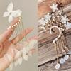 10pcs 60x36mm DIY Earrings Hair Jewelry Making Gold Silver Color Wedding Accessories Copper Metal Bridal Hair Combs Findings