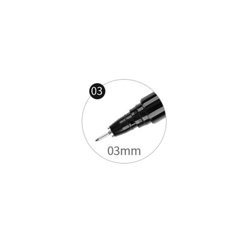 Guangna 8050 Needle Point Archival Ink Pen Set for Sketching and Outlining