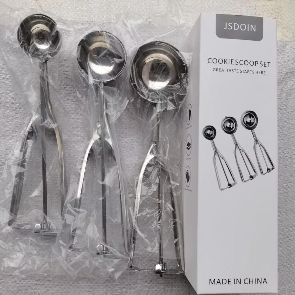 Stainless Steel Ice Cream and Fruit Baller Spoon Set