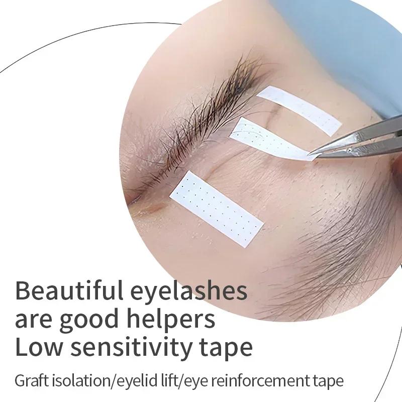 4mm wide eyelash extension tape for eyelash extension,easy to tear,breathable and comfortable,painless,professional eyelash tape