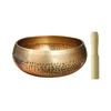 Nepal Klangschale Yoga Meditation Therapie Klar Denken Buddha Tibetisches Chanten mit Holzstab Handwerk