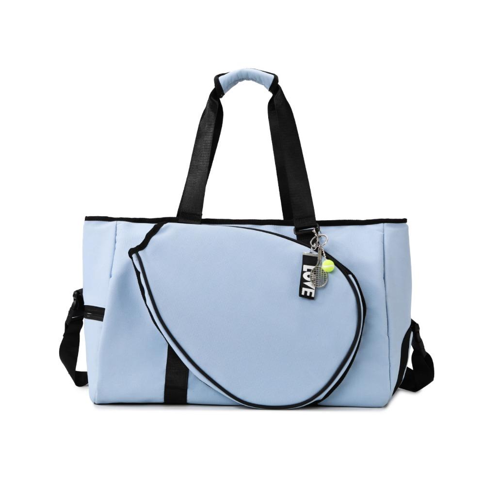Portable Large Capacity Tennis Handbag Waterproof Multifunctional Fitness Shoulder Bag Durable Badminton Rackets Bag синий