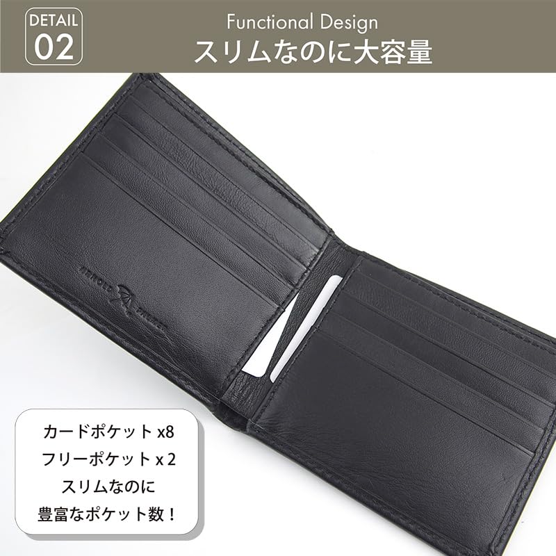 Arnold Palmer Bifold Wallet with Pure Sheepskin Men's Leather, Tan, APS-3312