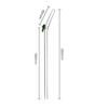 Juice Milk Drinking Butterfly Glass Straws Transparent Reusable Drinking Straw Washable Juice Drink Blender Stick