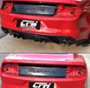 Rear Diffuser for 15-17 Mustang: Small Body Kit with Dual Outlet