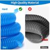 Pool Pump Hoses 1.25 Inch X 59 Inch Filter Pump Replacement Pool Hose For Above Ground Pools Flexible PE Tube For Swimming Systems (4 Pcs Blue)