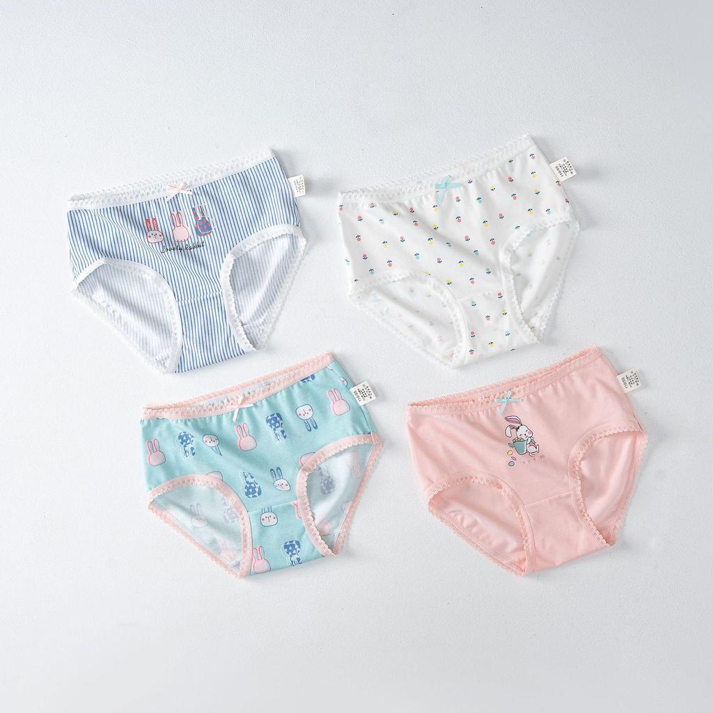 Girls' Custom Anti-Chafing Antibacterial Boxer Briefs & Triangle Shorts - 3 Pack