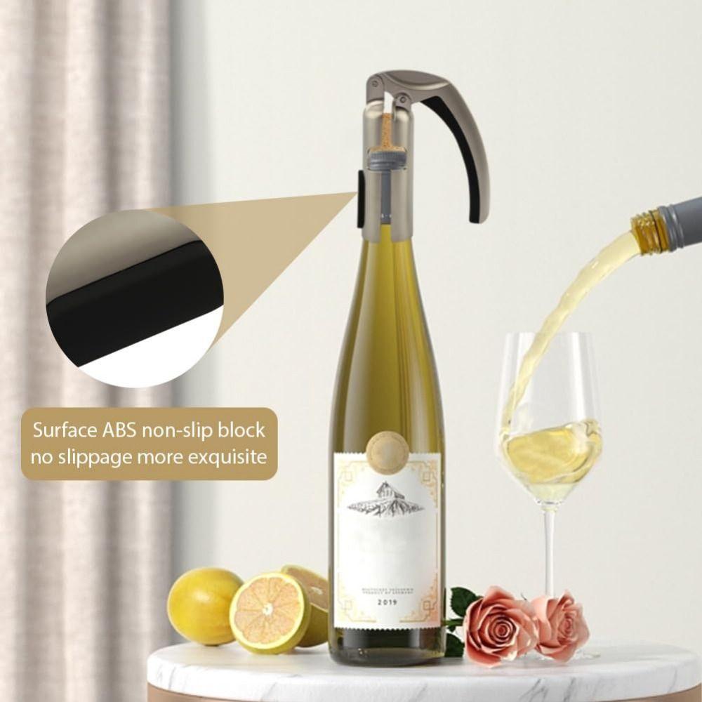 Ergonomischer Griff Champagnerflaschenöffner Zink Zink Zinklegierung Champagnerkorkenzieher Küche Sprudelnd