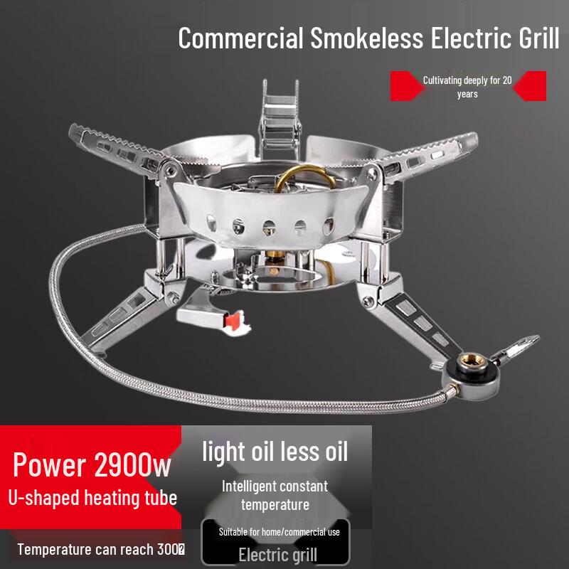 Beifu Portable 3-Burner Outdoor Camping Gas Stove