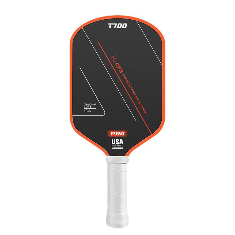 T700 Carbon Fiber Pickleball Paddle Textured Matte Surface 225g