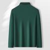 MONTAGUT Herren 100% Baumwolle Langarm-Poloshirt