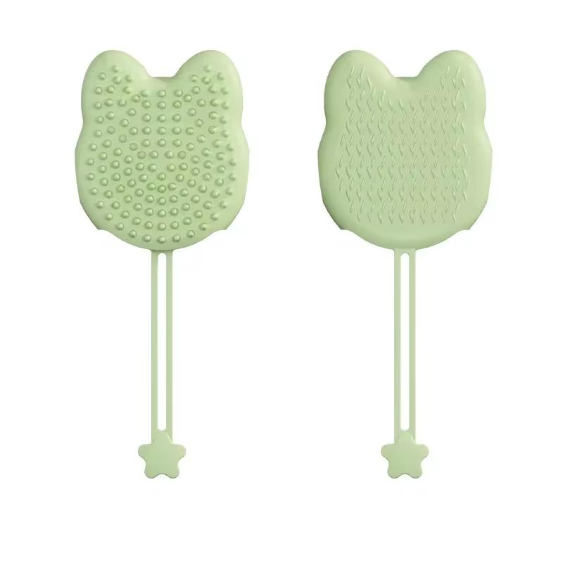 Pet Brush 1PC Cat and Dog Cleaning and Grooming Glove  Bathing De-fluffing Hair Comb Silicone Sticky Hair Stripper Pet Supplies