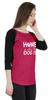 Inkmeso Women Raglan 3 4 Sleeves Tshirt    Home Is Where The Dog Is   Shirt For Dog Lover Graphic