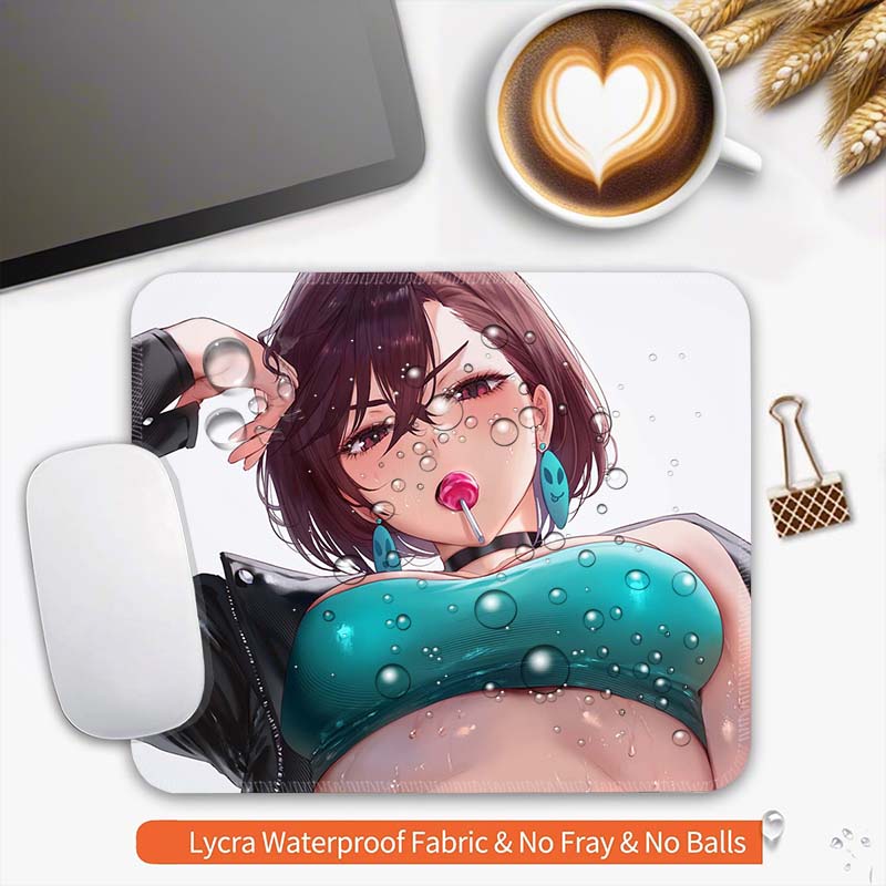 Sexy Anime Standard Mouse Pad Edge Stitched Small Mizuhara Chizuru R_Rent A Girlfriend Anime Mousepad Non-Slip Office Mousemats
