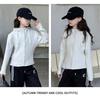 Girls' Slim-Fit Hooded Jacket - Autumn 2025 Fashionable Style for Big Kids