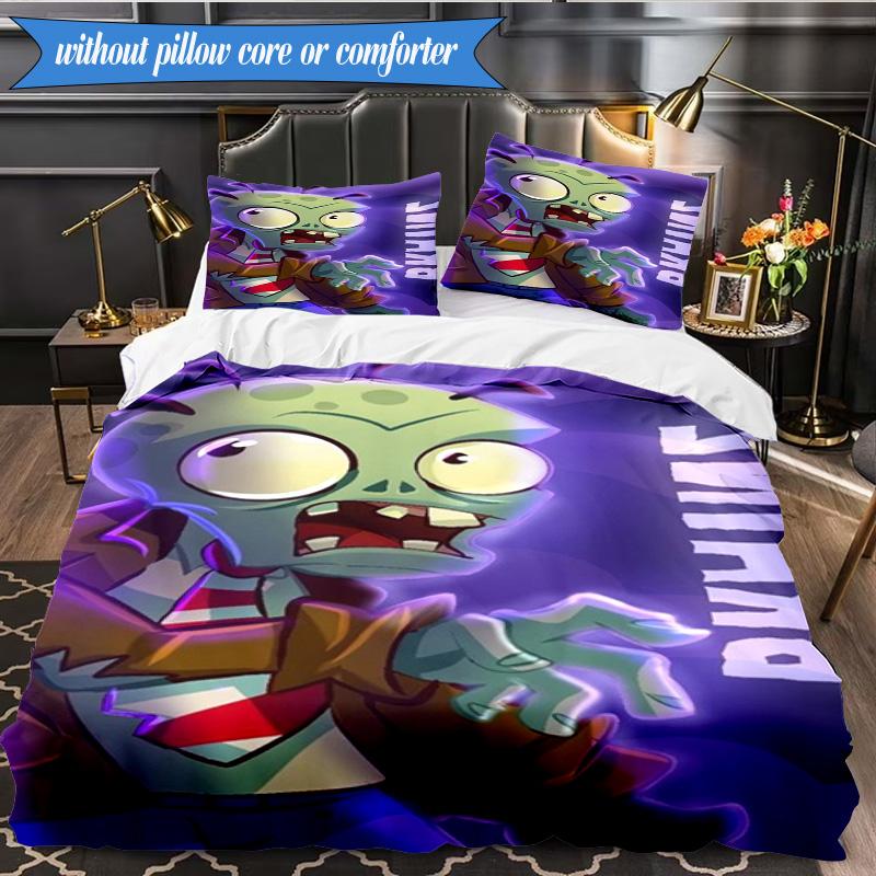 Zombie Party 3pcs K-pop Music Group Bedding set,Ideal for Bedroom, Dormitory,Including Duvet Cover And 2pcs Pillowcases,Fan Gifts
