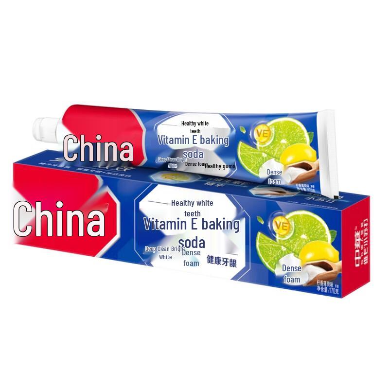 

Zhonghua Jianchi White Vitamin C & Baking Soda Mint Bamboo Toothpaste, 4-Pack