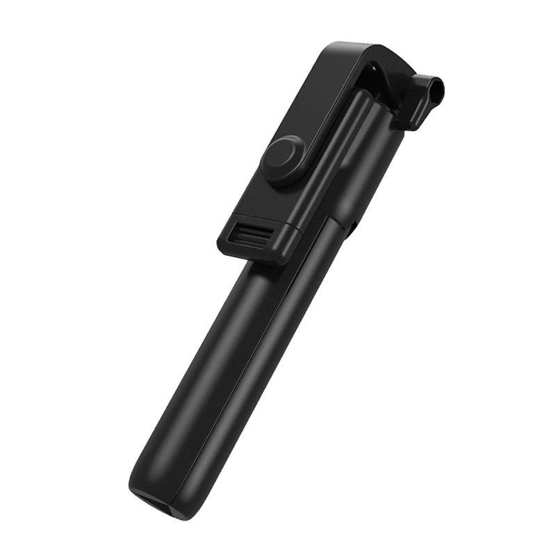 Mini Składany Statyw Bluetooth do Selfie z Lampą Wypełniającą Zdalny Wyzwalacz Bluetooth Wysuwany Drążek do Telefonu Komórkowego Huawei Xiaomi IPhone