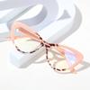 Fashion Cat Eye Flat Eyeglasses for Women Blue Blocking Light Retro Transparent Glasses High Quality Optical Frame Computer Goggles